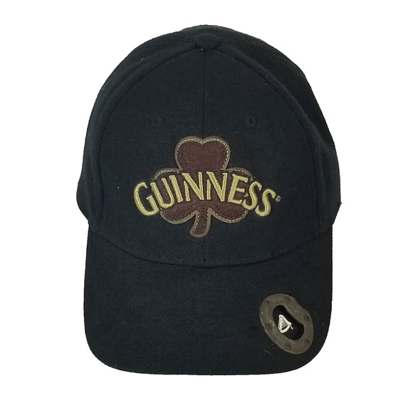 Guinness Other - Guinness stout beer Cap Hat Black Ajustable bottle opener